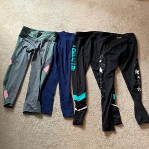 Set of 4 justice leggings